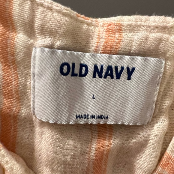 Old Navy Large Orange Peach Top - Picture 3 of 5